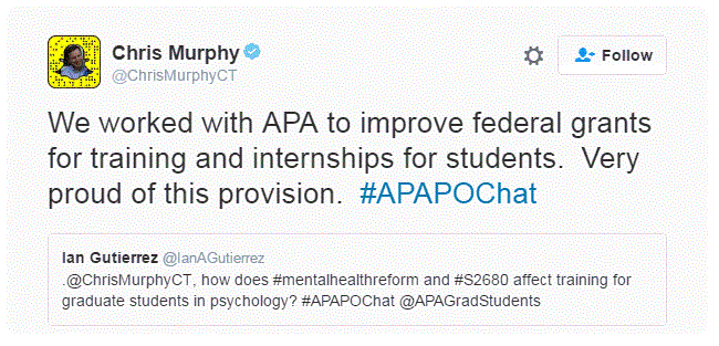 Graduate students tweet questions
