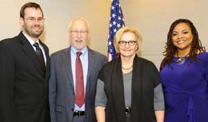 Sen. Claire McCaskill with Montana Psychological Association delegation.