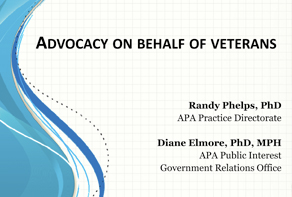 Slide presentation by Drs. Elmore and Phelps