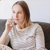 woman on a mobile phone