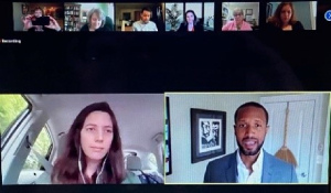screen shot of online Advocacy summit meeting