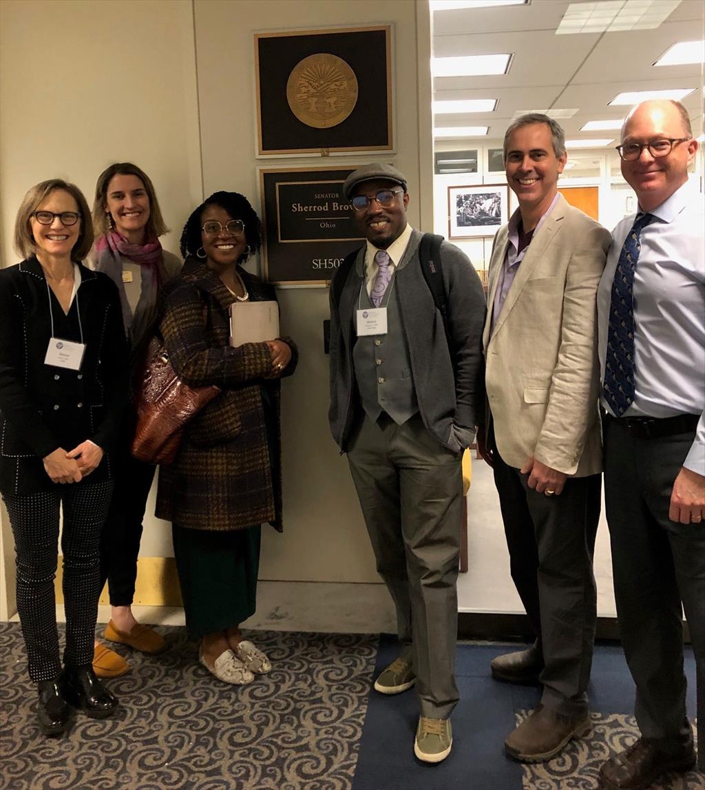 APA’s Committee on Animal Research and Ethics staff members standing outside of Sherrod Brown’s (D-Ohio) office APA’s Committee on Animal Research and Ethics staff members standing outside of Sherrod Brown’s (D-Ohio) office