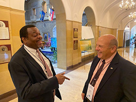 Evans and American Farm Bureau President Zippy Duvall