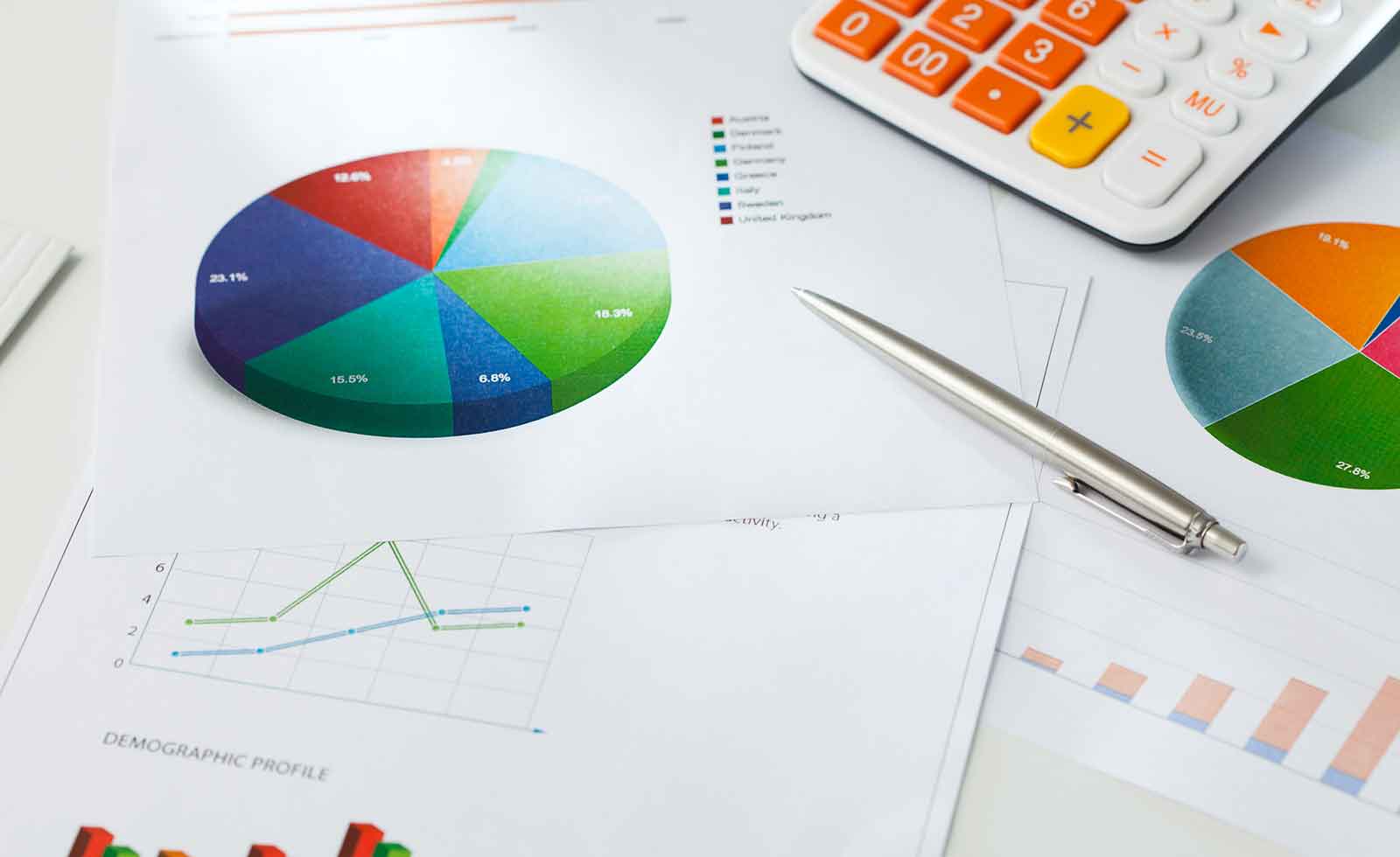 Charts and bar graphs
