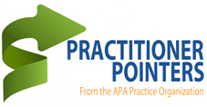 This section provides answers from APA Practice staff to common inquiries from APA Practice Organization members. 