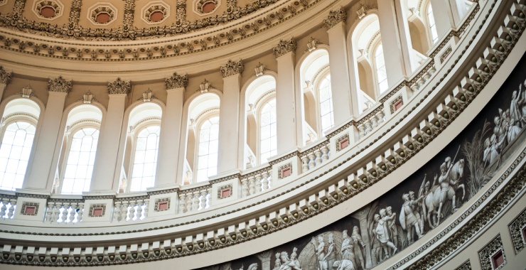 interior of Capitol rotunda