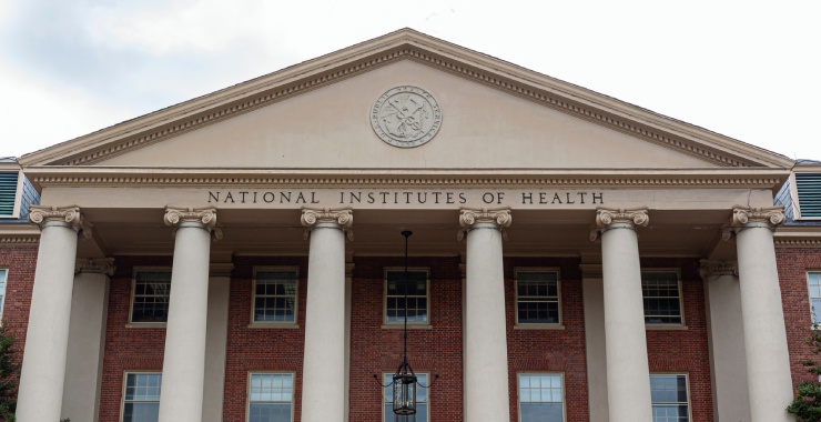 front of NIH building