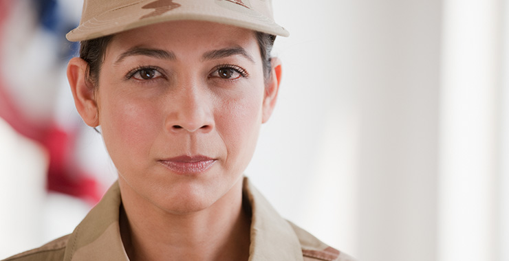 Military woman
