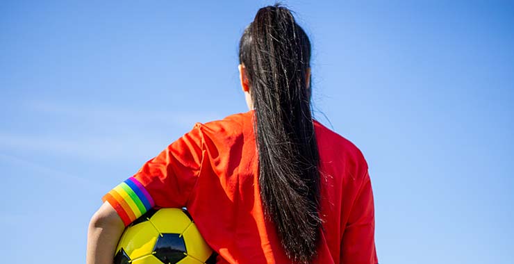 Female soccer player