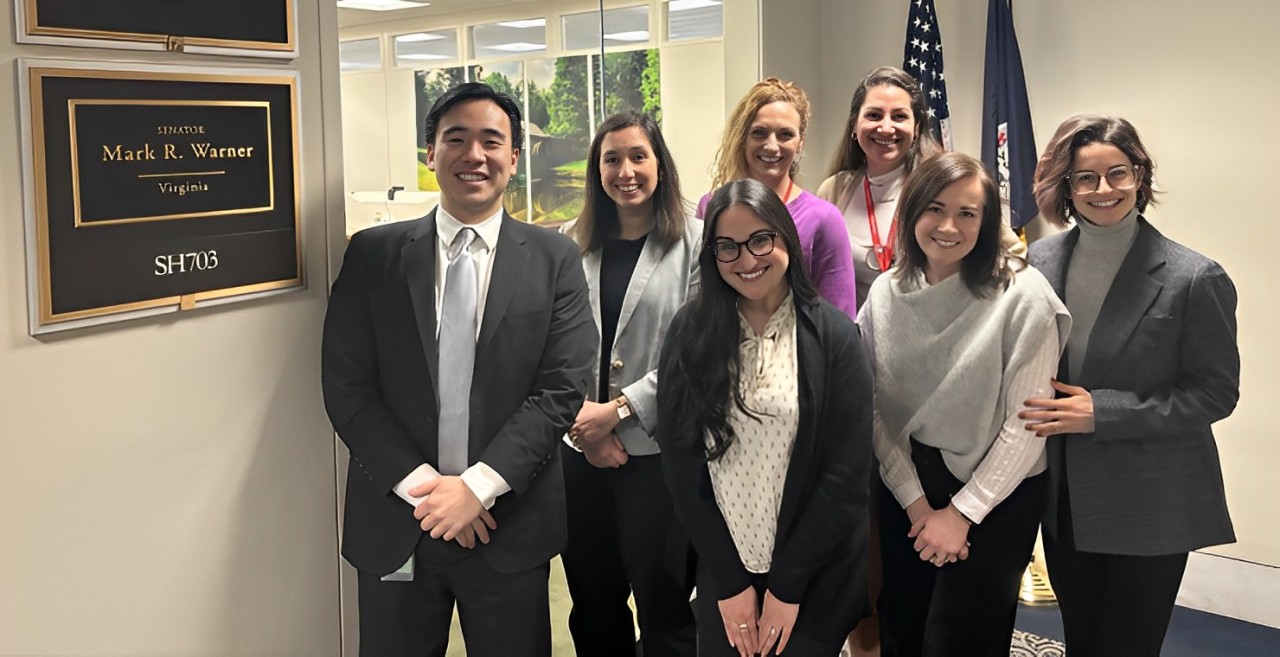 Psychologists from Children’s National Hospital meet with Senator Mark Warner’s (D-VA) office to discuss youth mental health