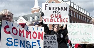 Gun violence protest