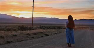Immigrant woman walking